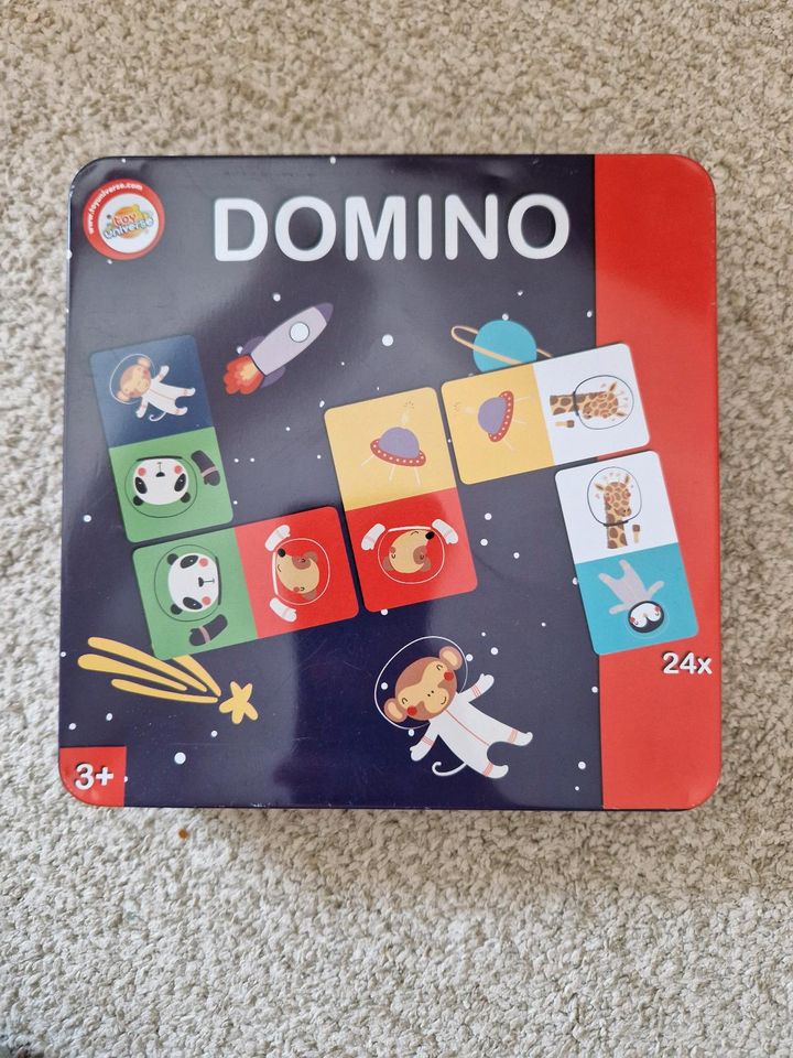 Domino Kinderspiel Spielzeug Astronaut in Schwäbisch Gmünd