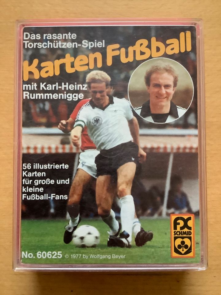 »Karten Fußball«Das rasante Torschützen Spiel-Rummenigge-SCHMID in Hunderdorf