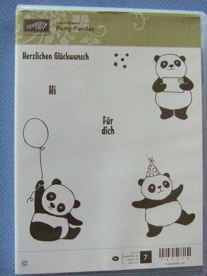 Stampin Up - Party-Pandas  Stempel in Selent