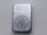 Zippo Original Benzinfeuerzeug Sammler Chrom Brushed U.S. Wappen Hessen - Fulda Vorschau