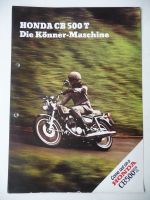 Honda CB 500 T Original Prospekt 70er-Jahre Rheinland-Pfalz - Grafschaft Vorschau