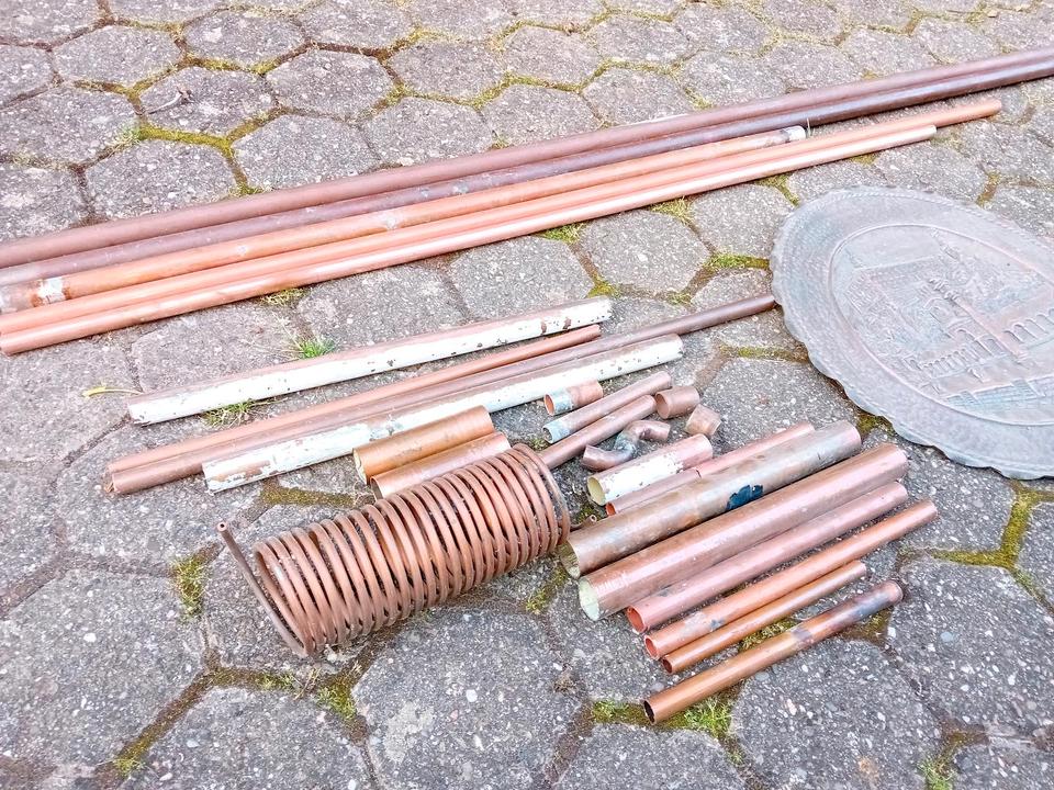 KUPFERROHR KUPFER ROHR 22mm HEIZUNGSROHR RESTE PAKET KONVOLUT in München