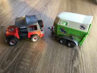 Playmobil 4189 - Reiterhof - Jeep Geländewagen mit Pferdeanhänger Niedersachsen - Wardenburg Vorschau