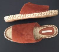 H&M PREMIUM echt Leder Espadrilles Nubukleder Gr.37 Cognac Neu Essen - Essen-Borbeck Vorschau