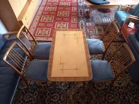 Esstischgarnitur Tisch ausziehbar mit 4 Stühlen Mid Century Retro Bayern - Fürth Vorschau