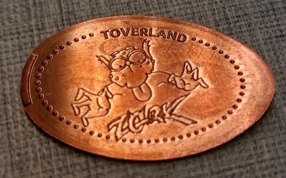 QUETSCHMÜNZEN - ELONGATED COINS - Press Penny - Toverland ◇ in Marl