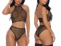 Transparentes BH-Set aus glattem Stoff / Lingerie Sets Berlin - Mitte Vorschau