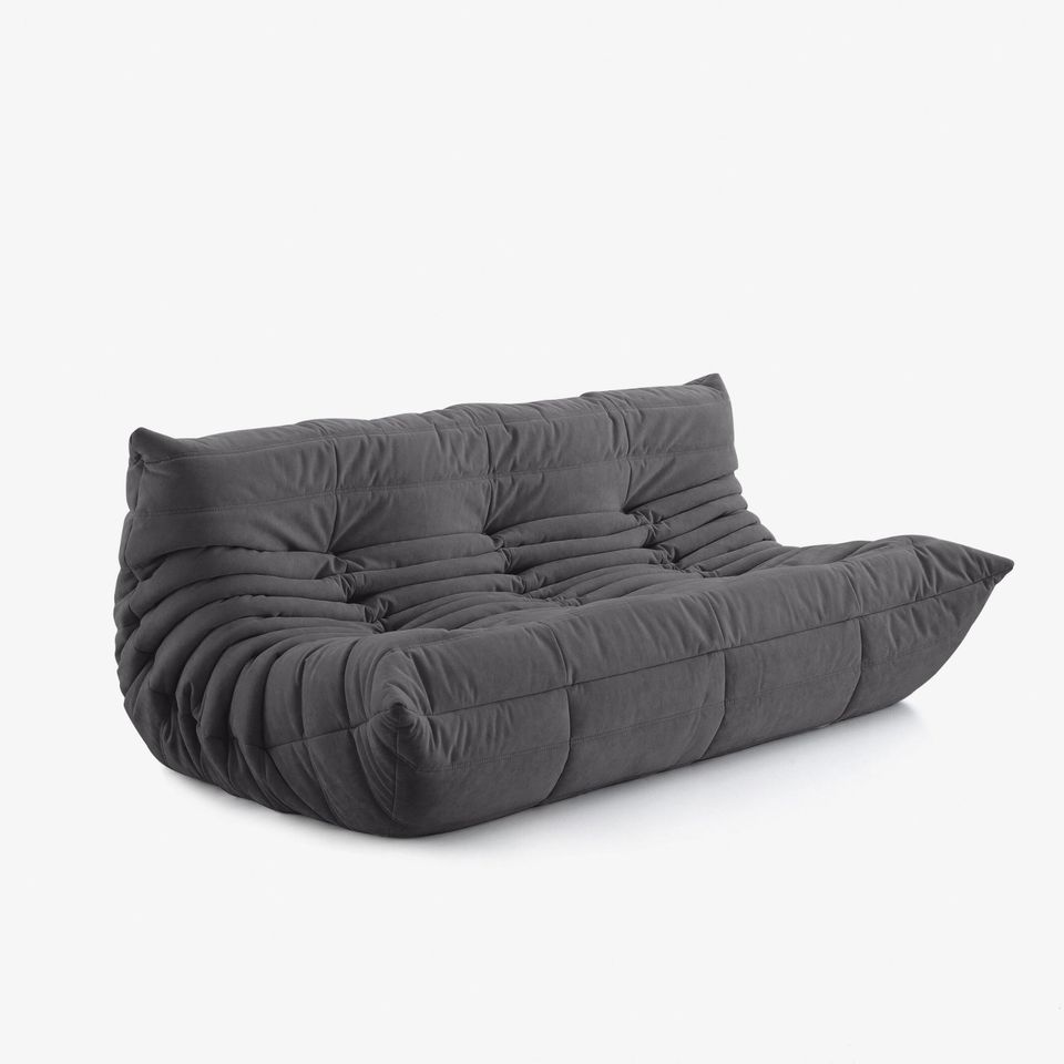 ligne roset Hohenzollernstr TOGO 3er Sofa Alcantara Grau PREORDER in München