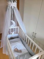 !!! Beistellbett,Kinderbett,Babybett,weiß,Himmel, Bär, Mond, grau Kr. Altötting - Winhöring Vorschau