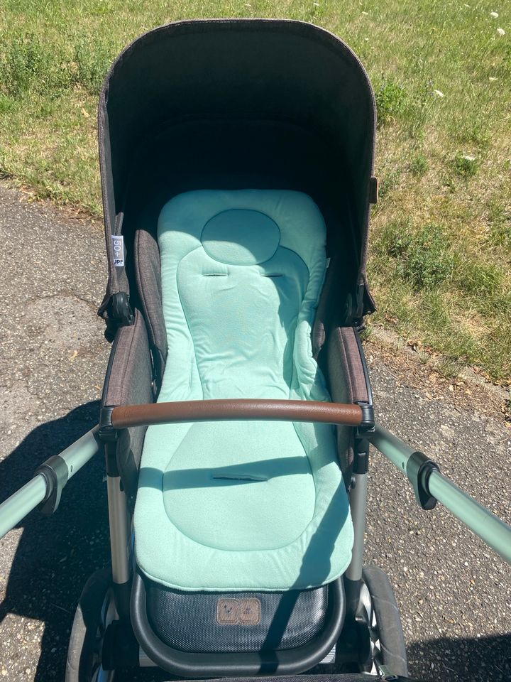 ABC Design Kinderwagen Turbo 4 mit viel Zubehör in Weissach