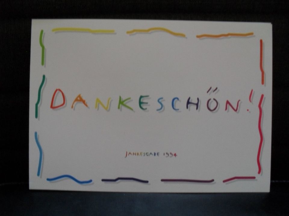 Jahresgabe 1994 Dankeschön Deutsche Post Sammler-Service in Rotenburg