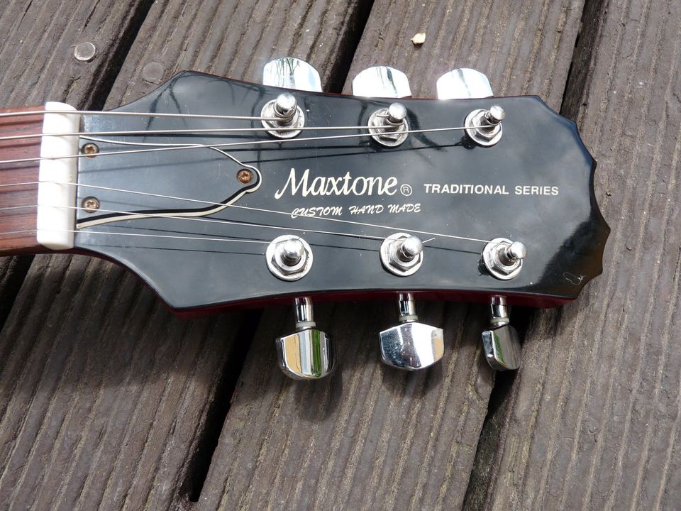 ⭐Gitarre Maxtone Traditional Series Les Paul Made Taiwan ⭐ TOP ⭐ in Helmstadt-Bargen