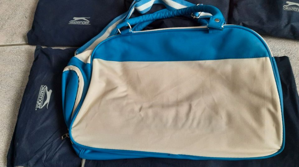 Slazenger Retro Sport-Tasche, neu, blau weiß, nur 10 € in Schwelm