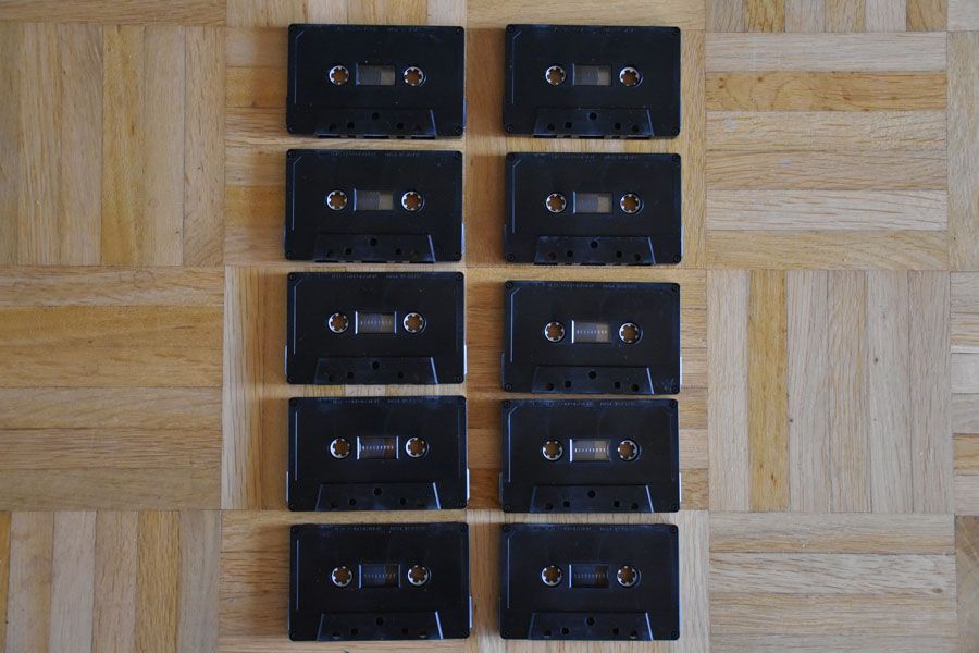 10 x C60 Audio Leer Cassetten Teak ohne Hülle Crom Band High in Gießen