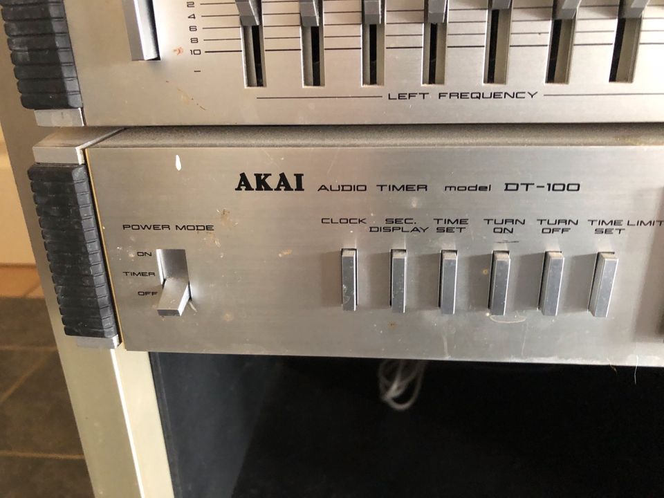 AKAI Anlage vintage Rack AM-U04 EA-G40 DT-100 CS-M02 AT-K03 in Idar-Oberstein