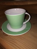 ♦️2er Set Tasse + Unterteller mint / weiß von CreaTable Nordrhein-Westfalen - Fröndenberg (Ruhr) Vorschau