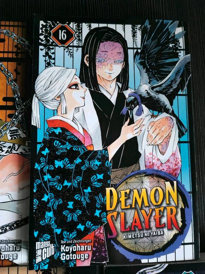 Demon Slayer Manga Band 15 und 16 sehr guter Zustand in Magdeburg