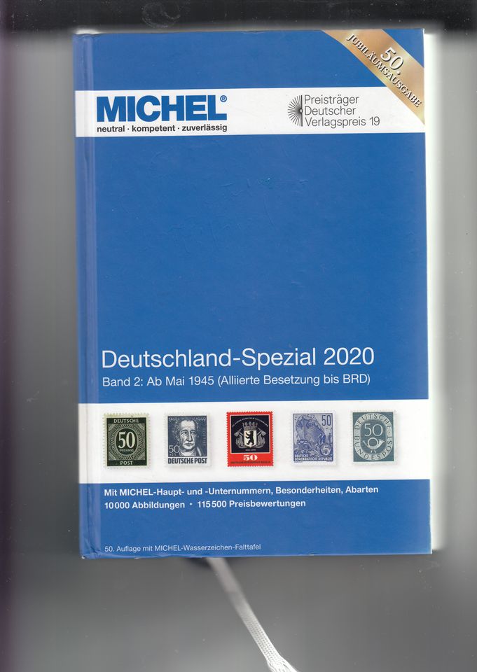 Briefmarkenkataloge Michel Deutschland Spezial 2020, 2 Bücher in Halle