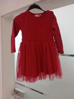 Rotes Tüllkleid mit Glitzer im Rock Gr. 92 Weihnachten Bayern - Schlüsselfeld Vorschau