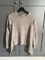 Neuwertig H&M Pullover Sweatshirt asymmetrisch braun beige XS Nordrhein-Westfalen - Geseke Vorschau