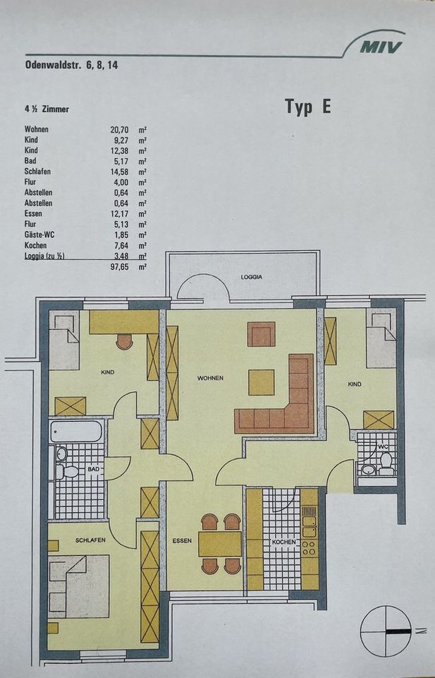 Wohnung im EG 4,5 Zimmer mit 100 qm Garten in Hannover