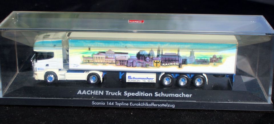 Verschiedene HERPA LKW Modelle 1:87 in PC Boxen je 16,- € in Westerau