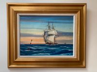 Ölgemälde Ölbild Gemälde Bild Segelschiff Dänemark Flensburg - Fruerlund Vorschau