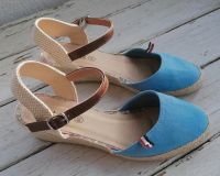 Sandalen Wedges Gr. 38 blau Keilsandalette Schuhe ambellis Bayern - Rieden Vorschau