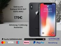 Apple iPhone X 64GB Schwarz Refurbished SEHR GUT €159,00* Nordrhein-Westfalen - Dörentrup Vorschau