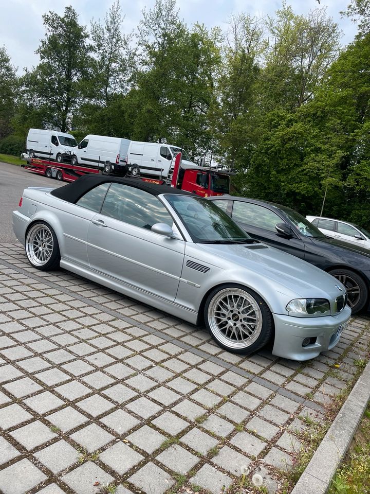 BMW E46 M3 Cabrio Facelift Schalter BBS Le Mans TÜV Neu in Neckarsulm