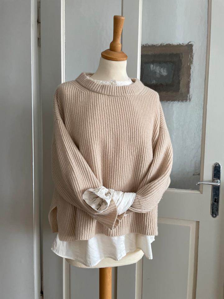WEEKEND MaxMara 100% Kaschmir NP319,-€ Pullover beige L XL 40 42 in Augsburg