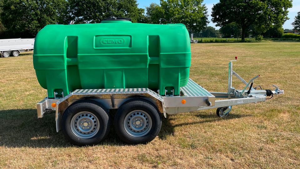 ⭐ BAOS Voll-Alu mit PE Tank Bewässerungsanhänger Wasseranhänger Wasserwagen Wassertank Pkw Anhänger Bewässerung Wassertransport in Großenkneten