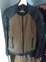 TIGHA Herren Lederjacke Jacke Leder L Khaki Schwarz WIE NEU Nordrhein-Westfalen - Baesweiler Vorschau