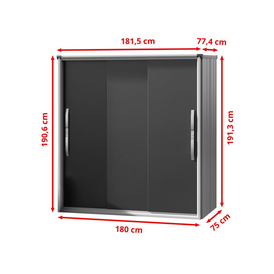 Geräteschrank Gartenschrank aus Metall Gerätehaus Geräteschuppen in Norderstedt