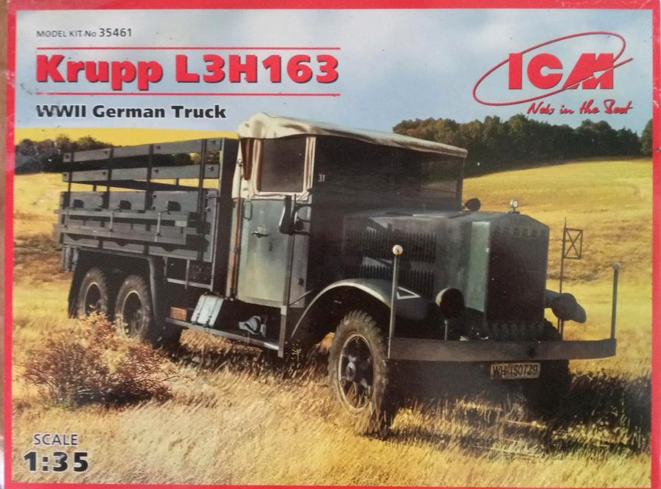 ICM 35461 1:35 Bausatz "Krupp L3H163 WWII German Truck OVP in Tespe