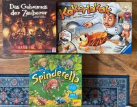 3 Spiele Spinderella, Das Geheimnis der Zauberer, Kakerlakak Essen - Bergerhausen Vorschau