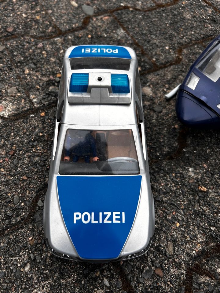 Polizeistation Koffer Polizeiauto und Helikopter playmobil in Obertshausen