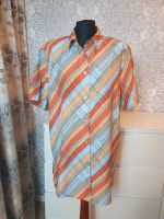 Vintage long Bluse Hemd Tunika Shirt 44 retro Muster Brandenburg - Leegebruch Vorschau