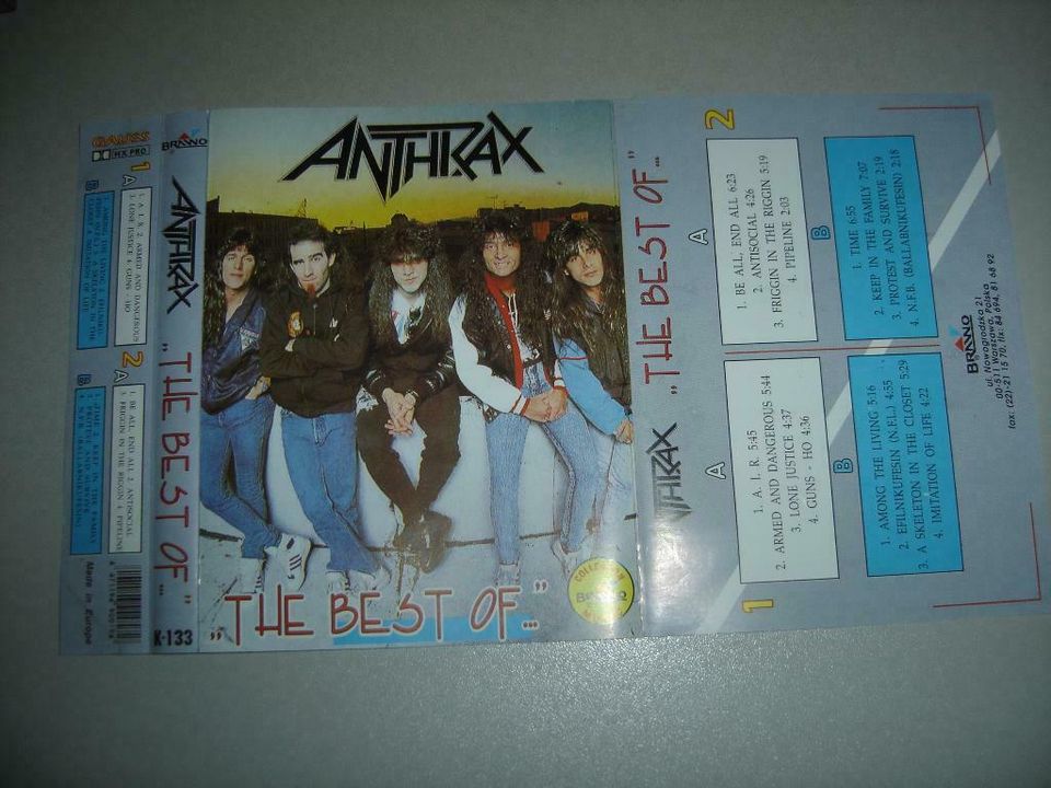 Anthrax - the Best of - Kassette - MC - Cassette - Metal in Berlin