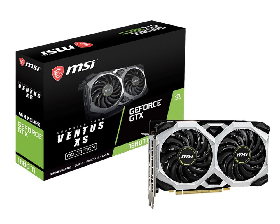 6GB MSI GeForce GTX 1660 Ti Ventus XS 6G GDDR6, PCIe 3.0 x16 in Brake (Unterweser)