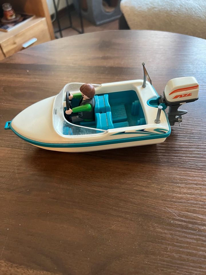 Playmobil zwei Rennboote + Tauchboot u. 2 Motoren. Top in Mülheim (Ruhr)