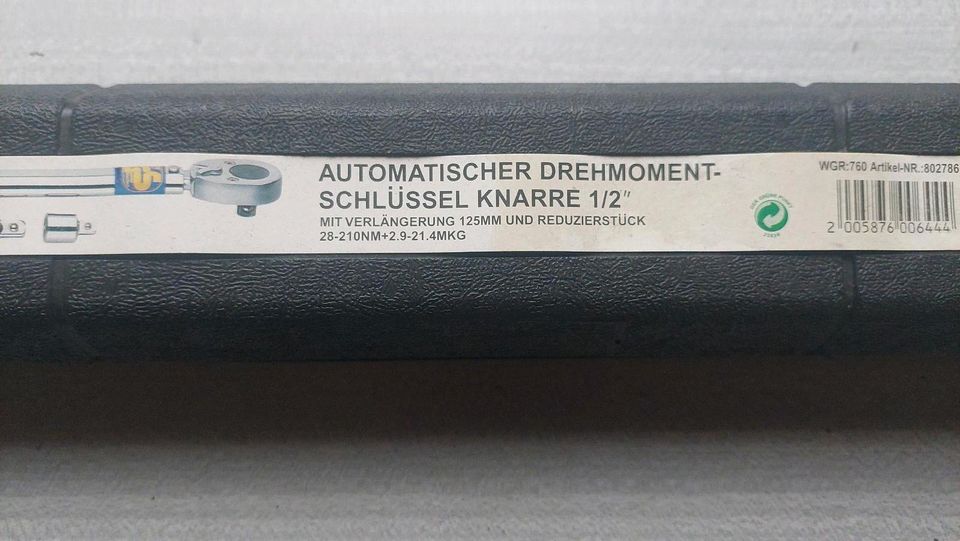 Drehmomentschlüssel Knarre 1/2" neu & ovp im Koffer in St. Ingbert