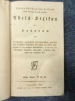 Adels-Lexikon, Erster und Zweiter Band. 1825/1826 Kr. München - Garching b München Vorschau