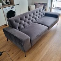 Sofa Couch Chesterfield Anthrazit grau 3 Sitzer Berlin - Biesdorf Vorschau