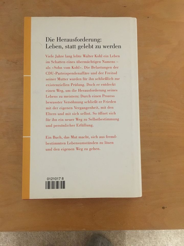 « Leben oder gelebt werden » Walter  Kohl neuwertig in Detmold