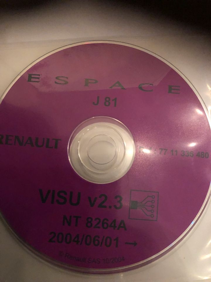 Werkstatthandbuch CD Renault Espace J81 NT8264A in Petershausen