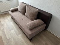 Boxspringsofa - mocca-cappuccino - Dauerschläfer Sofa Couch Bett Sachsen - Delitzsch Vorschau