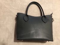 Leder Handtasche blau/grau München - Bogenhausen Vorschau