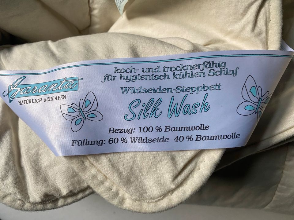 Bettdecke  Wildseide Sommer 155 × 220 cm Garanta silk wash in Tostedt