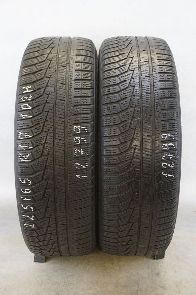 2 Winterreifen 225 / 65 R 17 102 H Hankook i*cept Evo2 SUV  4,7mm in Hattenhofen